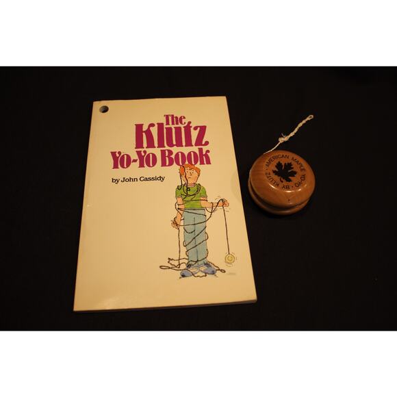 Vintage American Maple Yo-Yo by Klutz with Book - Picture 1 of 3